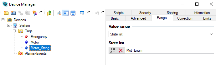 Device Manager, Reliance SCADA