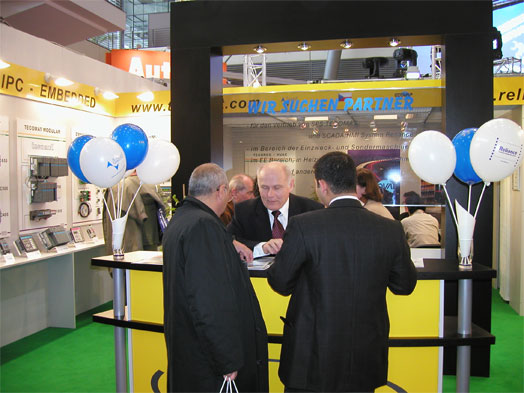 GEOVAP's booth at Hannover Messe 2005