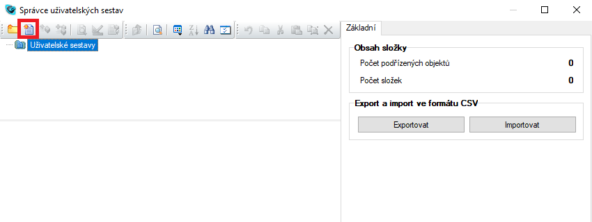 Správce uživatelských sestav, Reliance SCADA