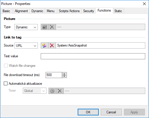 Picture Component, Reliance SCADA