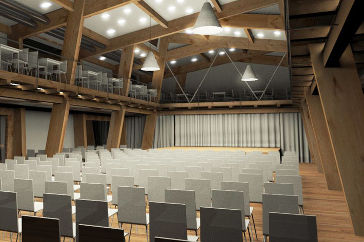 Ratiskovice Active Center, hall